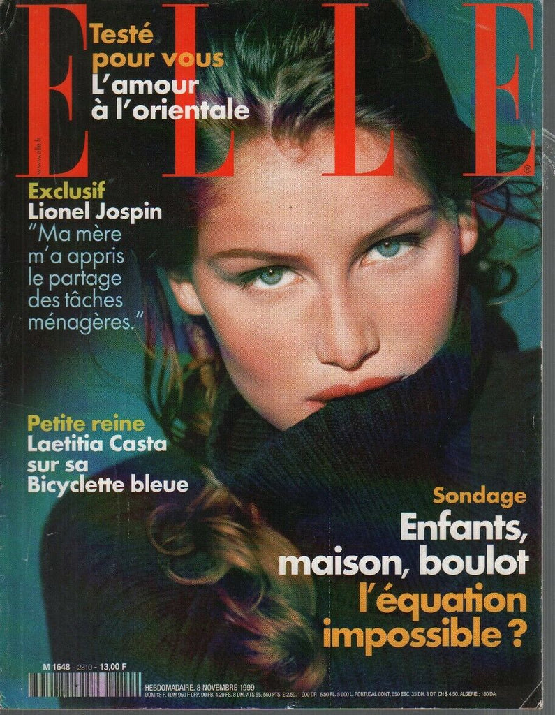Elle French Magazine 8 Novembre 1999 November Lionel Jospin 090919AME