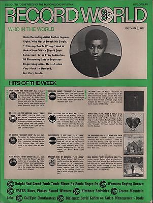 Record World September 2 1972 Luther Ingram EX 120715DBE
