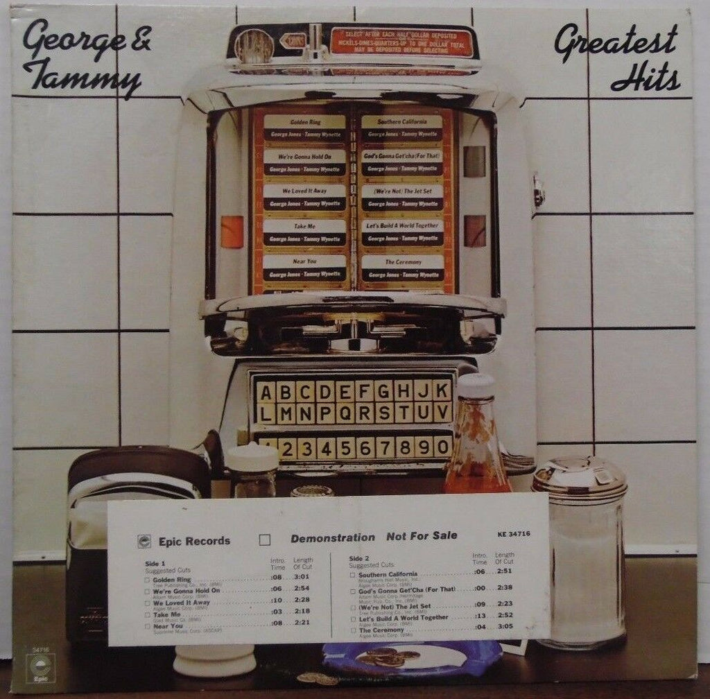 George & Tammy Greatest Hits DEMO KE34716 102216LLE