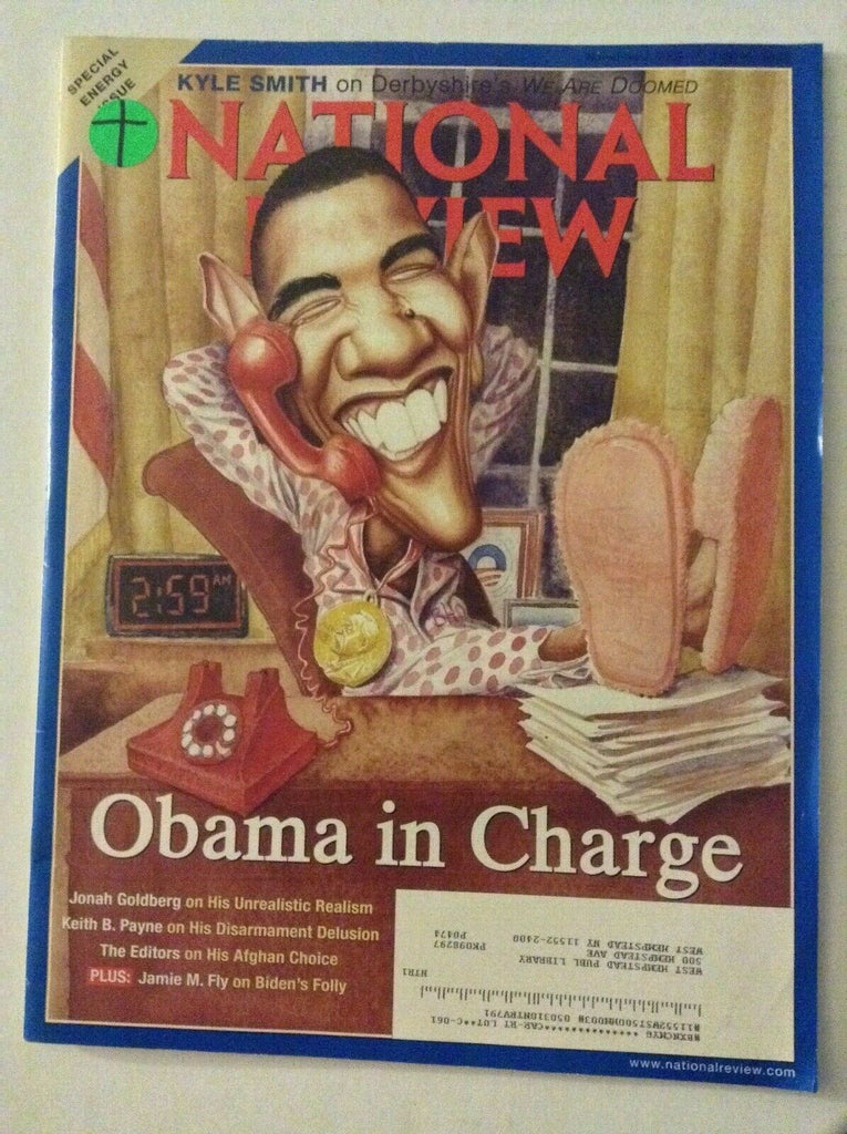 National Review Magazine Barack Obama Kyle Smith November 2, 2009 060619nonrh