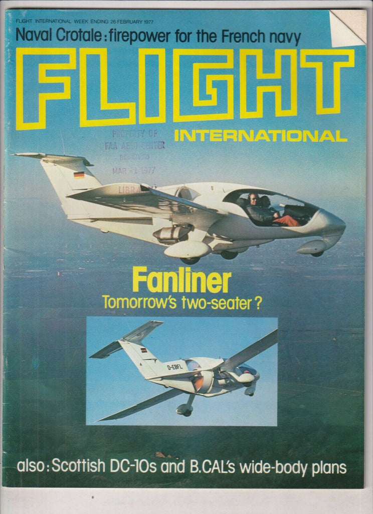 Flight International Mag Fanliner Scottish Dc-10s February 26, 1977 022120nonr