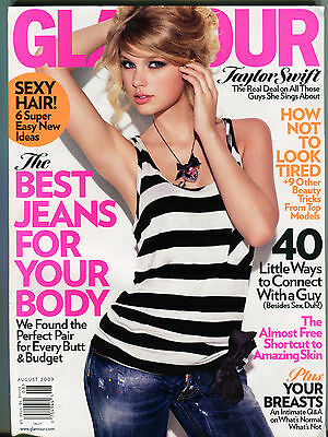 Glamour Magazine August 2009 Taylor Swift EX 051616jhe