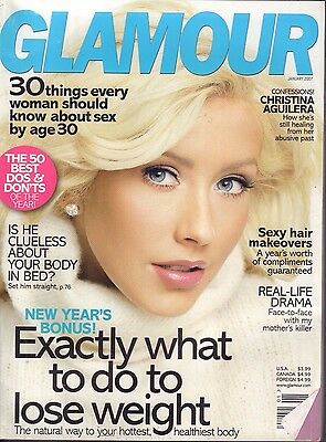 Glamour January 2007 Christina Agulera VG 062116DBE