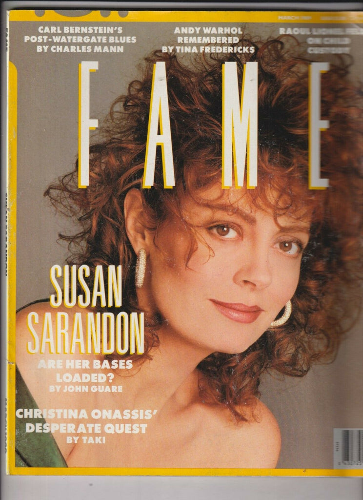 Fame Mag Susan Sarandon Christina Onassis' March 1989 121319nonr2