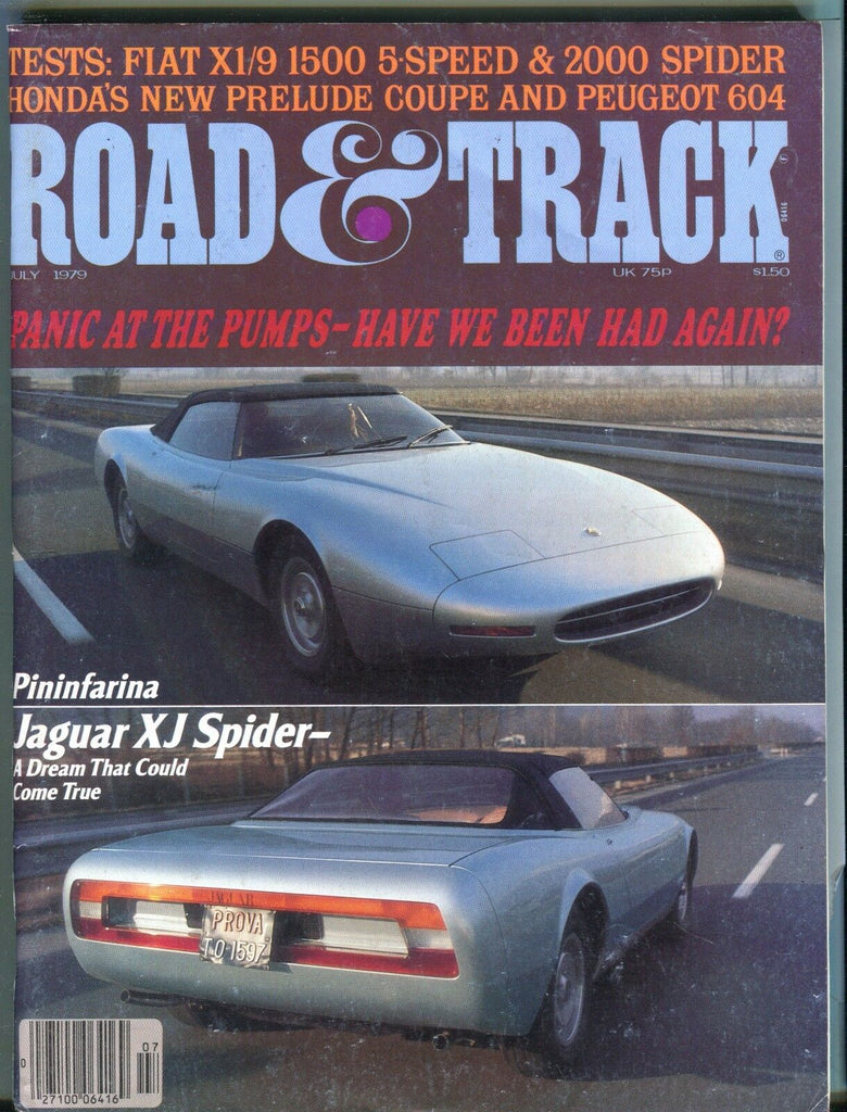 Road & Track Magazine July 1979 Jaguar XJ Spider VG No ML 031617nonjhe