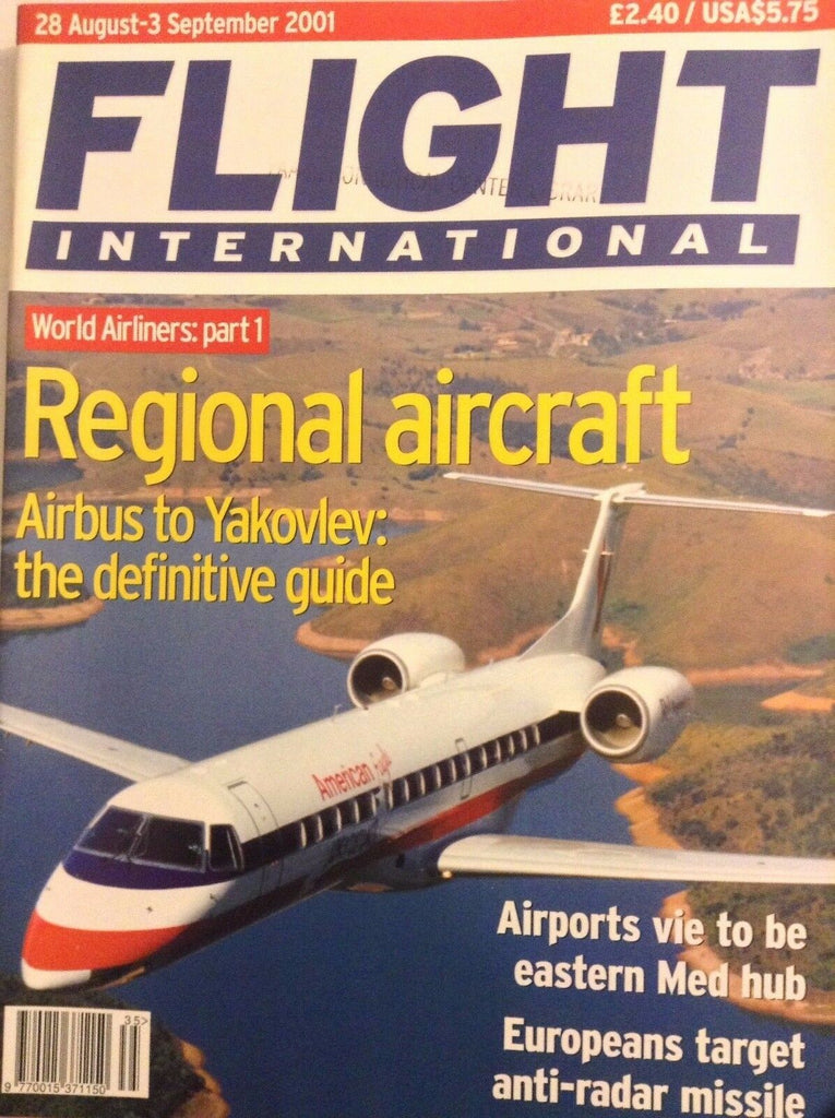 Flight International Magazine Regional Aircraft Aug/Sept 2001 FAL 091717nonrh