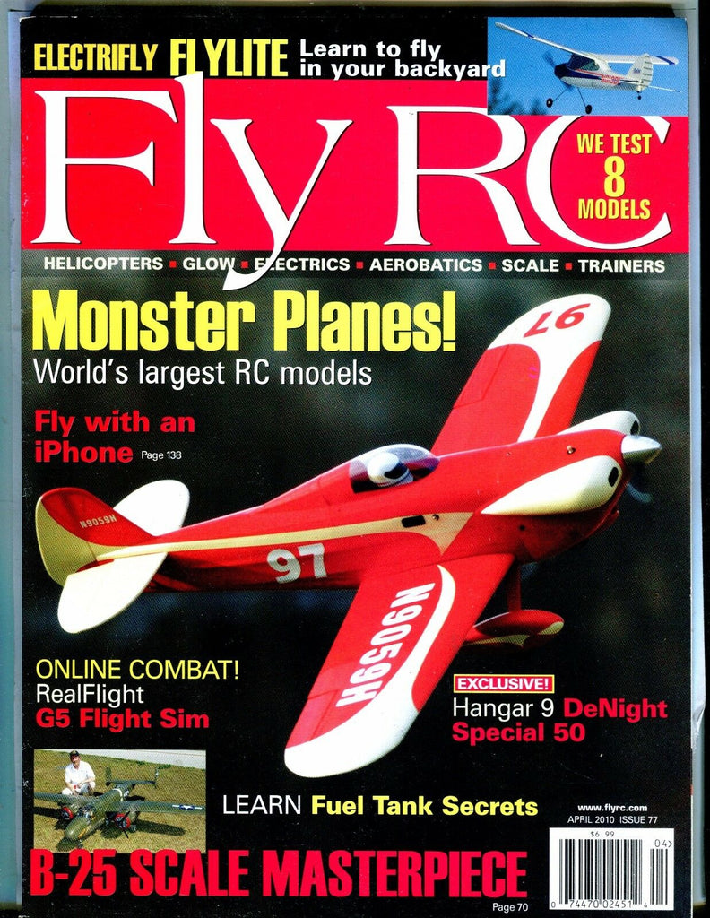 Fly RC Magazine April 2010 Hangar 9 DeNight EX No ML 042417nonjhe