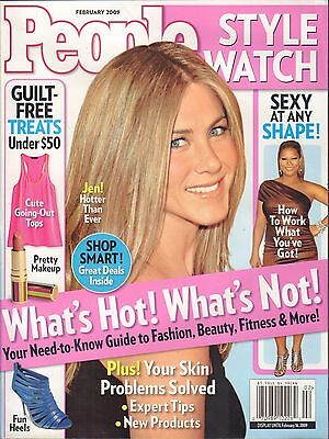 People Style Watch February 2009 Jennifer Aniston VG 062116DBE