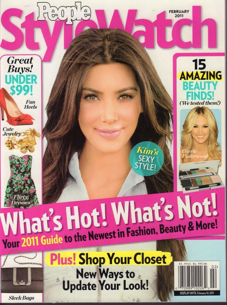 People Style Watch Magazine February 2011 Kim Kardashian 072117nonjhe