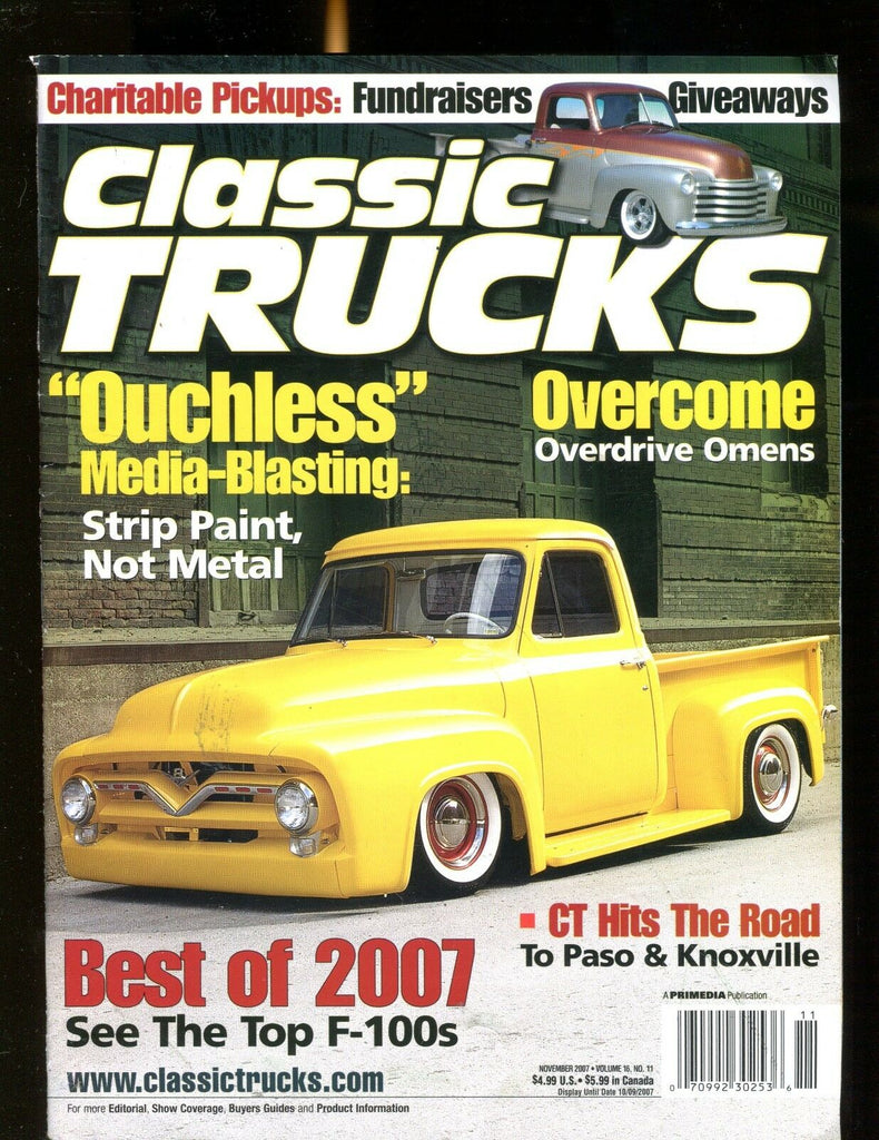 Classic Trucks Magazine November 2007 Best Of 2007 EX No ML 012717jhe