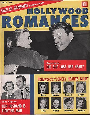 Hollywood Romances no.8 1955 Grace kelly, June Allyson EX 122215DBE
