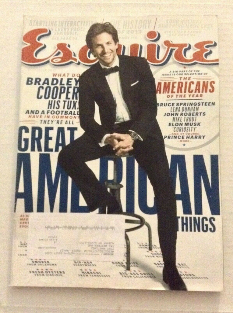 Esquire Mag Bradley Cooper Bruce Springsteen December 2012 081419nonrh
