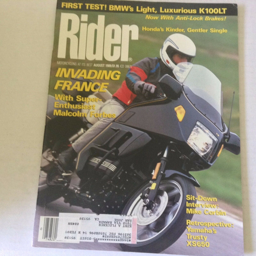Rider Magazine Invading France Malcolm Forbes August 1989 060117nonrh3