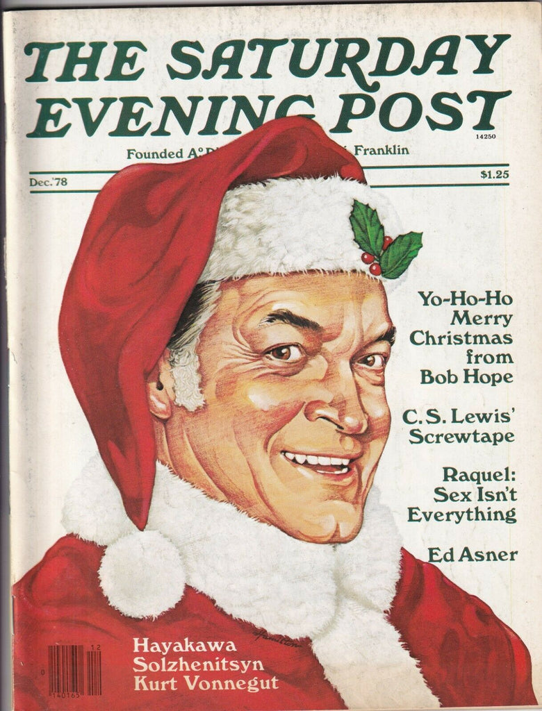 Saturday Evening Post Bob Hope C.S. Lewis' Ed Asner December 1978 081419nonr