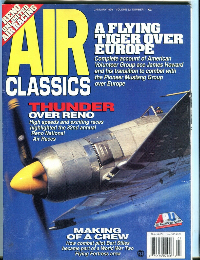 Air Classics Magazine January 1996 Thunder Over Reno EX No ML 052617nonjhe