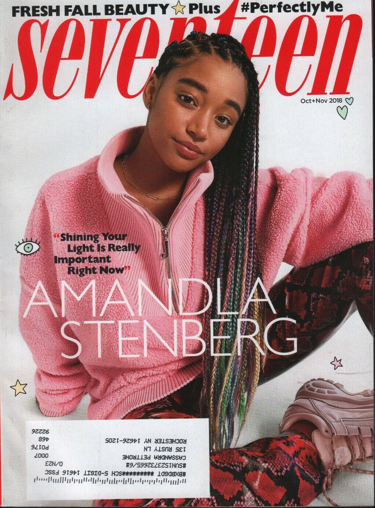 Seventeen Magazine October/November 2018 Amandla Stenberg 100818ame