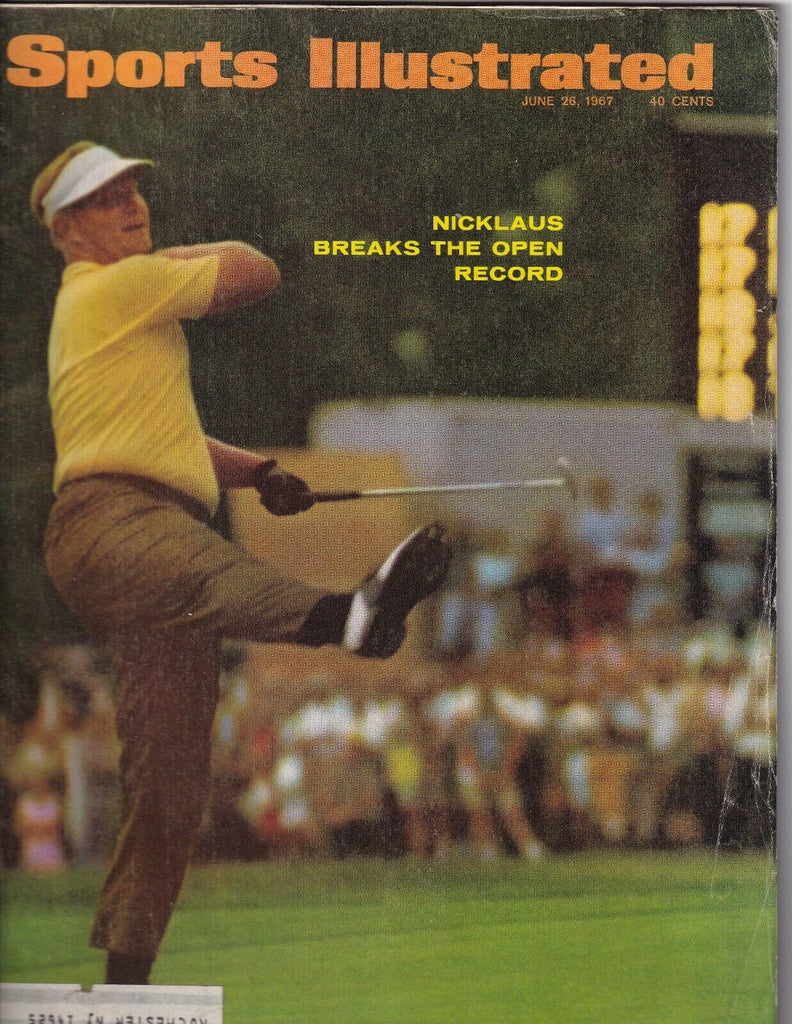 Sports Illustrated Magazine Jack Nicklaus Open Record June 26, 1967 051919nonr