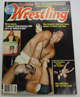 Inside Wrestling Magazine Bob Backlund & Mike Rotondo May 1984 092014R