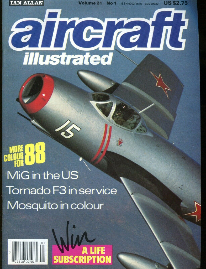 Aircraft Illustrated Magazine January 1988 MiG In the US Ex No ML 120516jhe