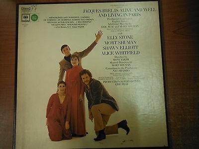 33 RPM Vinyl Jacques Brel Alive and Well and Living in Paris Columbia 042115SM