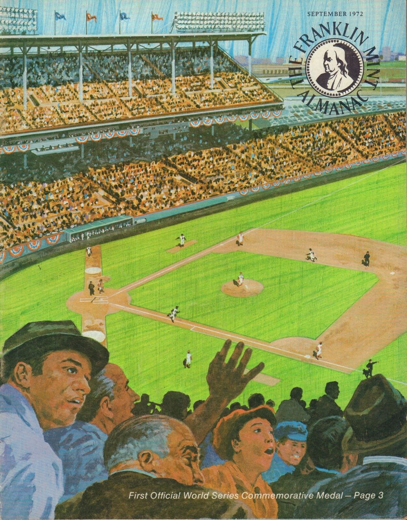 The Franklin Mint Almanac September 1972 World Series 083117nonjhe