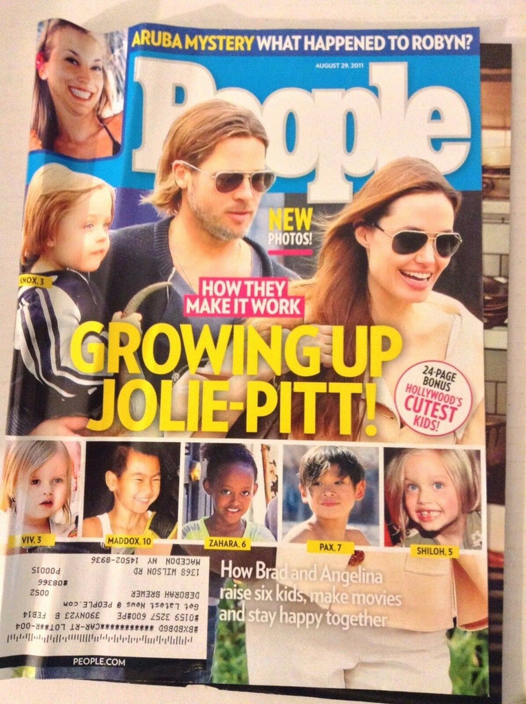 People Magazine Brad Pitt Angelina Jolie August 29, 2011 051617nonrh