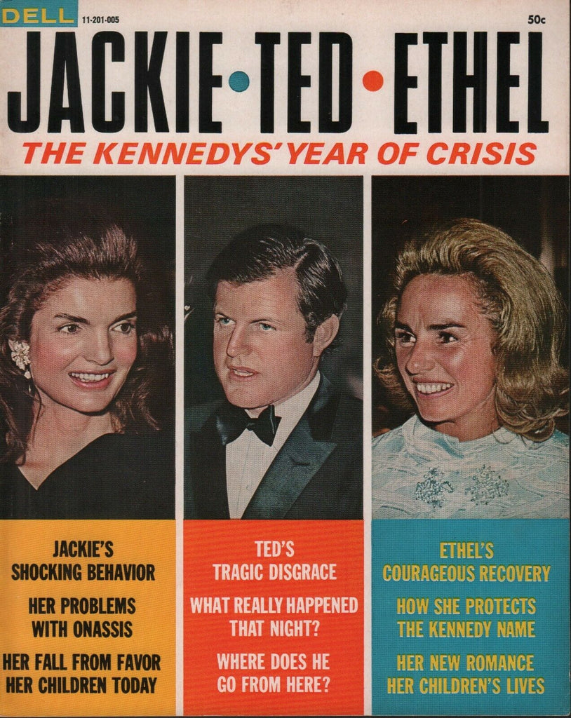 Jackie Ted Ethel The Kennedys' Year of Crisis 1970 Dell Publishing 061919AME