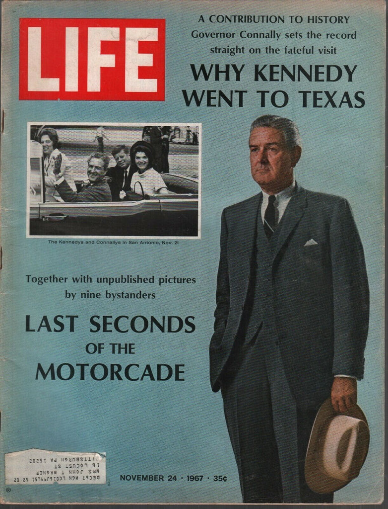 Life Magazine November 24 1967 Jackie John F Kennedy JFK 080719AME