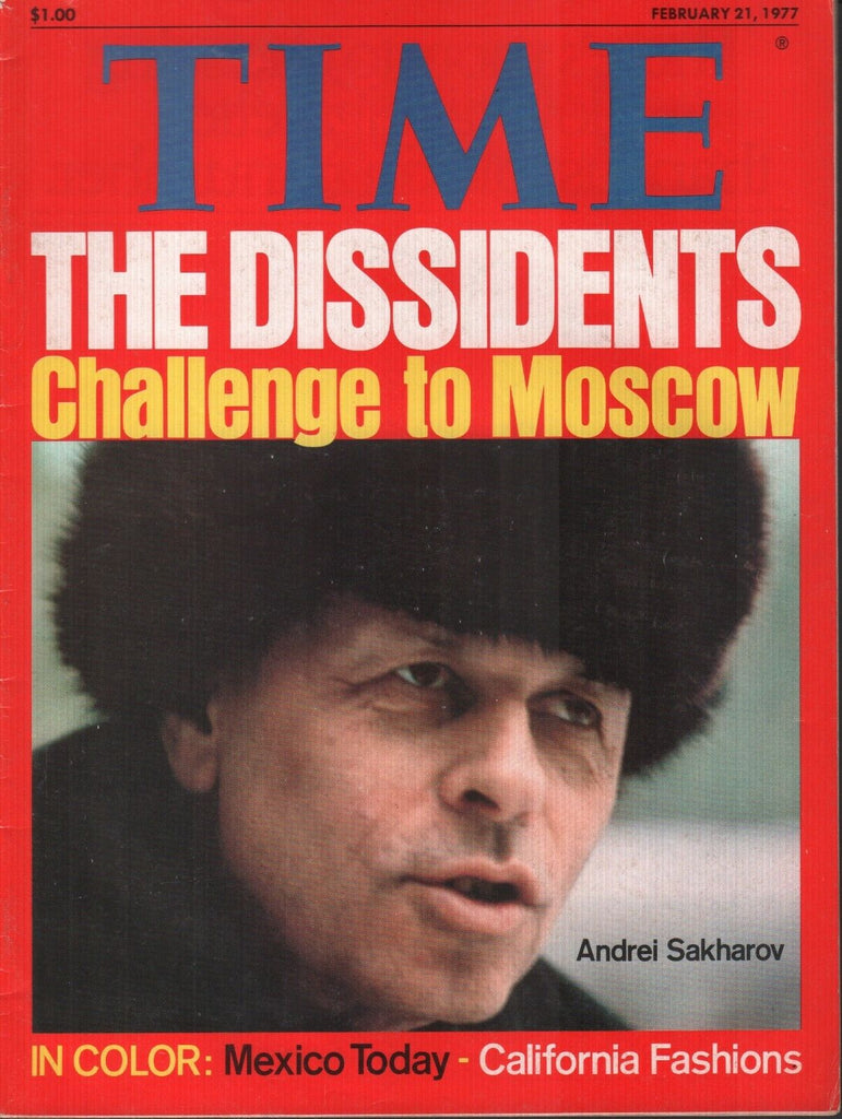 Time Magazine February 21 1977 Andrei Sakharov 012819AME