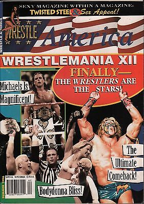 Wrestle America Summer 1996 Ultimate Warrior, Shawn Michaels VG 011316DBE
