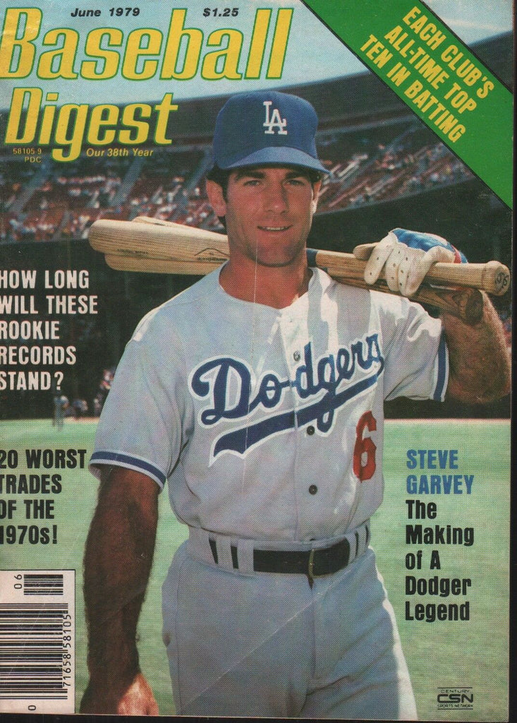 Baseball Digest June 1979 Steve Garvey Los Angeles Dodgers 101618ame