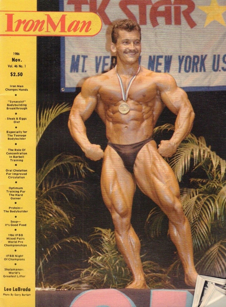 IronMan Magazine Lee LaBrada November 1986 013018nonr