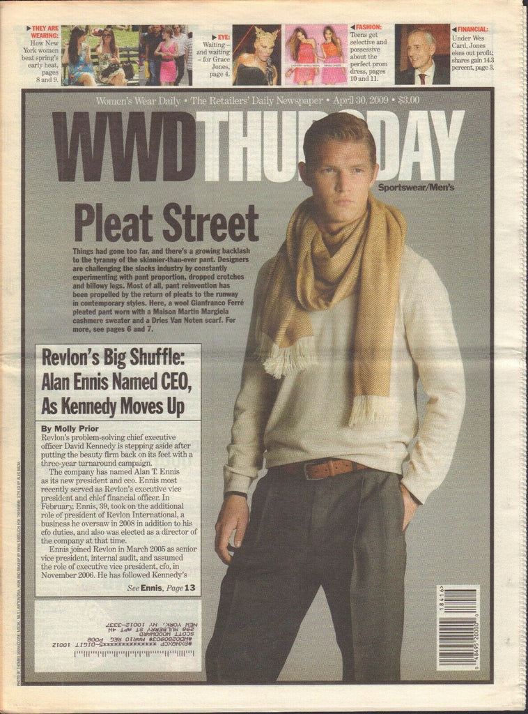 WWD April 30 2009 Alan Ennis David Kennedy Grace Jones 021419DBE2
