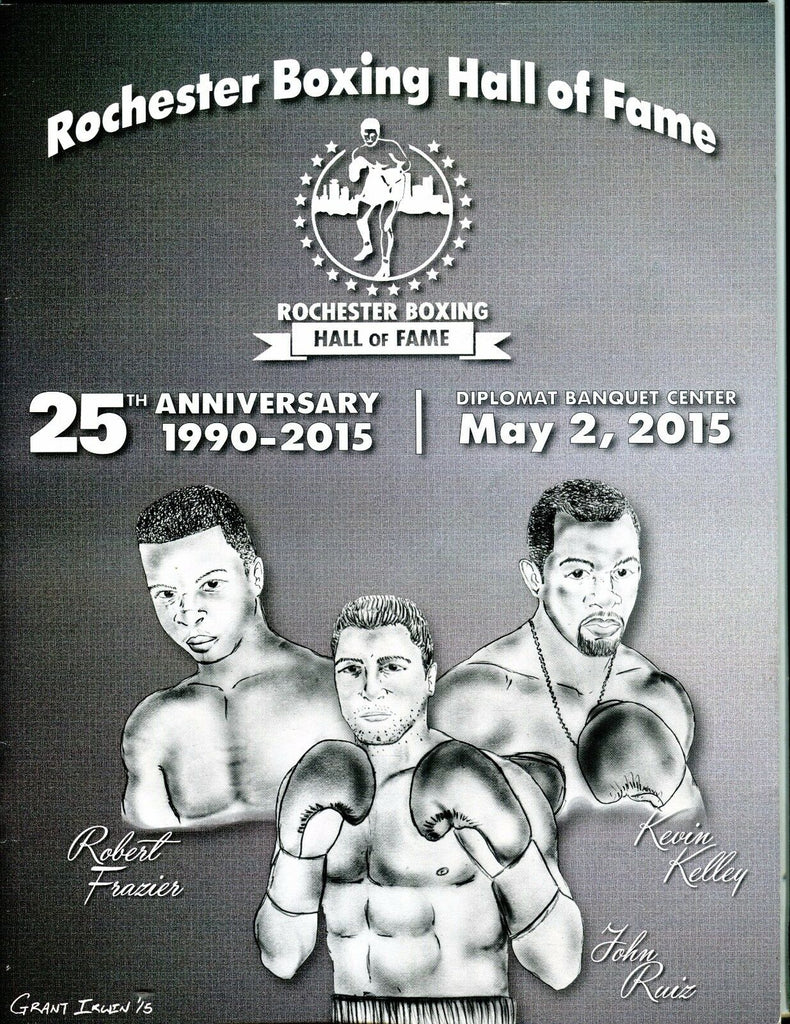 Rochester Boxing Hall Of Fame Program 2015 John Ruiz New York 062617nonjhe