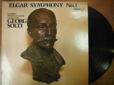 33 RPM Vinyl Elgar Symphony No1 London Philharmonic Orch Georg Solti 011315SM