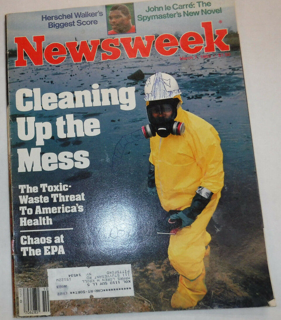 Newsweek Magazine Cleaning Up The Mess March 7, 1983 W ML 100716R