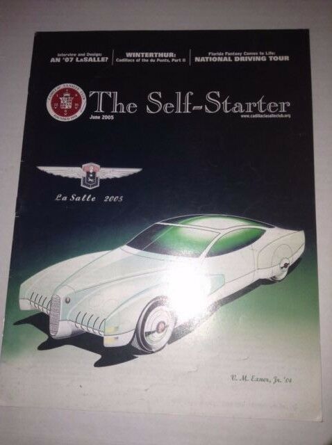Self Starter Cadillac Magazine V.M. Exner Jr. '04 June 2005 040117NONRH