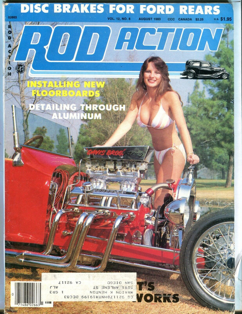 Rod Action Magazine August 1983 Disc Brakes VG w/ML 030817nonjhe
