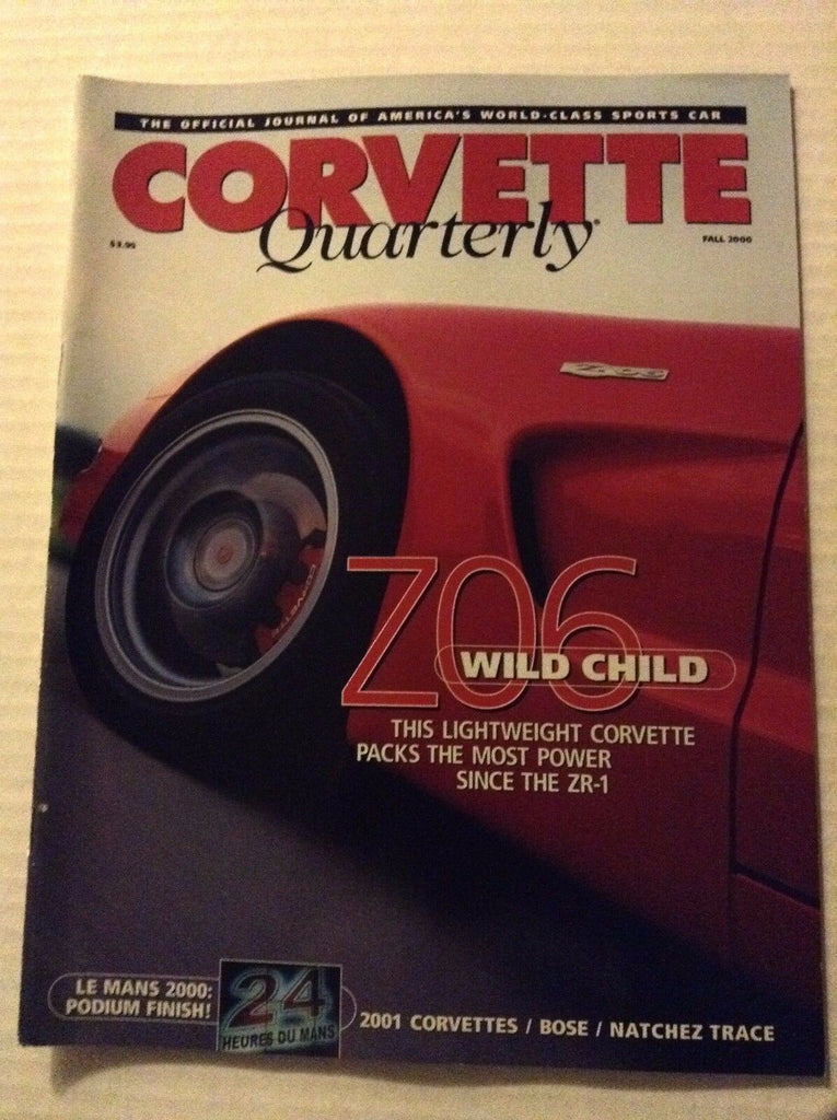 Corvette Quarterly Magazine Z06 Wild Child Bose Fall 2000 022317NONRH
