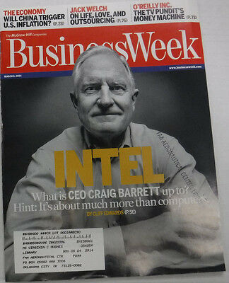 Business Week Magazine Ceo Craig Barrett March 2004 071315R