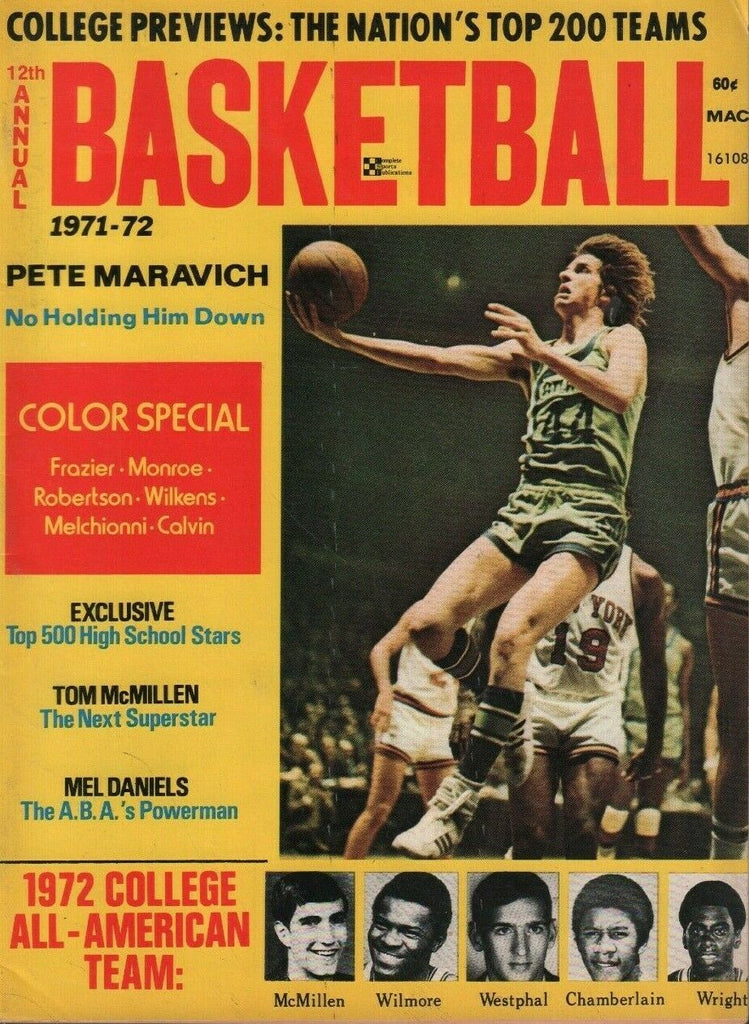 12th Annual Basketball 1971-72 Pete Maravich Mel Daniels 050619DBE2