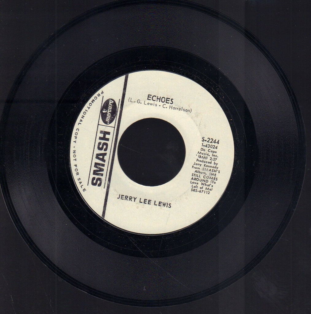 Jerry Lee Lewis Echoes Smash Mercury Records S-2244 WLP 45 RPM Vinyl 45AME