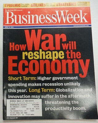 Businessweek Magazine How War Will Reshape The Economy April 2003 071015R