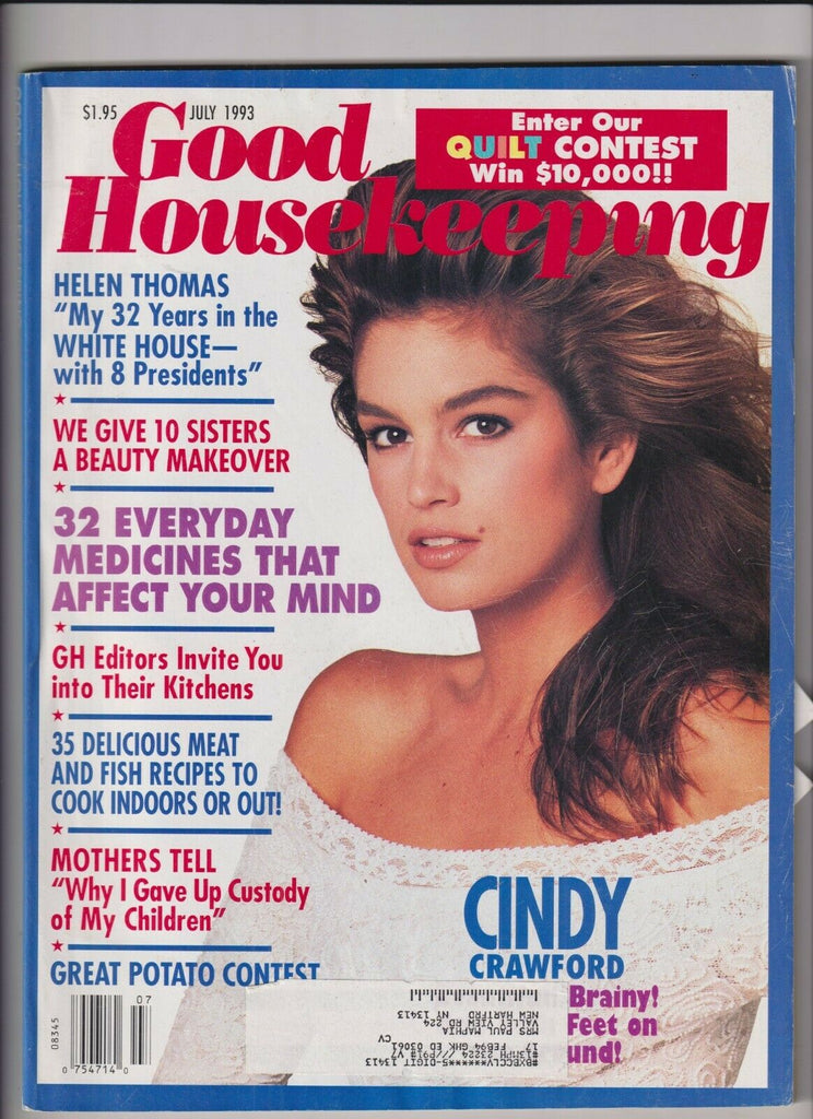 Good Housekeeping Cindy Crawford Helen Thomas July 1993 102319nonr