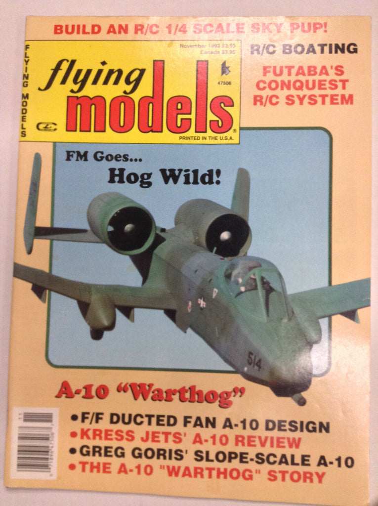 Flying Models Magazine A-10 Warthog Kress Jets' November 1993 040917nonrh2