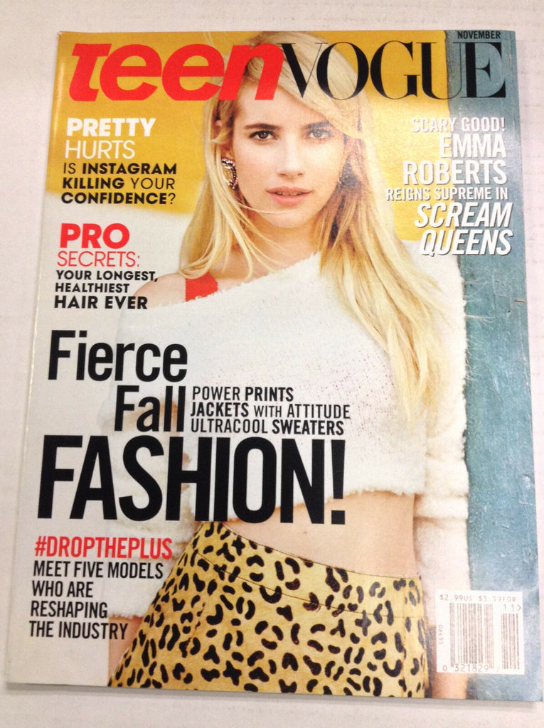 Teen Vogue Digest Magazine Emma Roberts Scream Queens November 2015 050417nonr