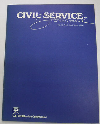 Civil Service Journal Magazine CSC Merit Team Recommendations June 1976 081515R