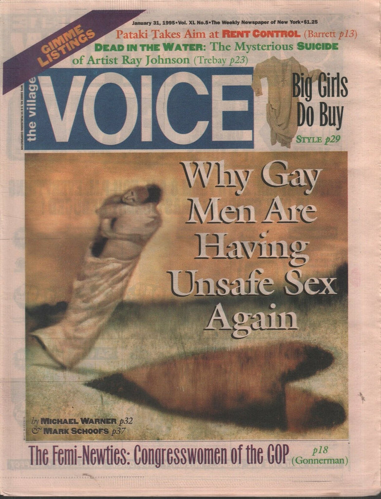 The Village Voice NYC January 31 1995 George Pataki Jennifer Finch 122019AME