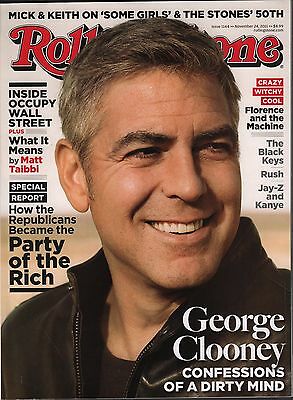Rolling Stone November 24 2011 George Clooney EX 121815DBE2