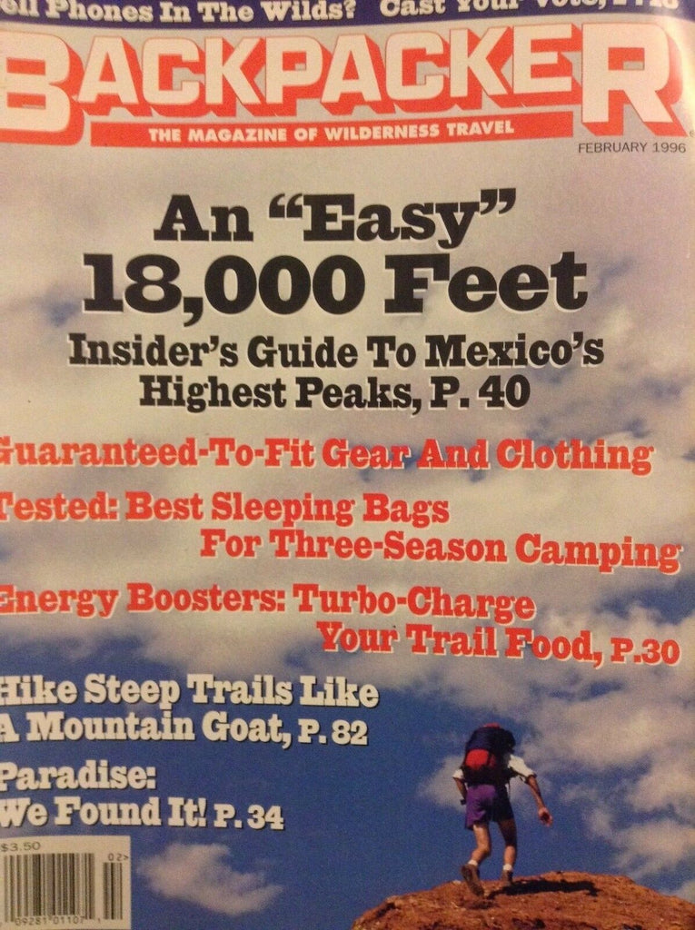 Backpacker Magazine Inside Mexico's Highest Peaks February 1996 032818nonrh